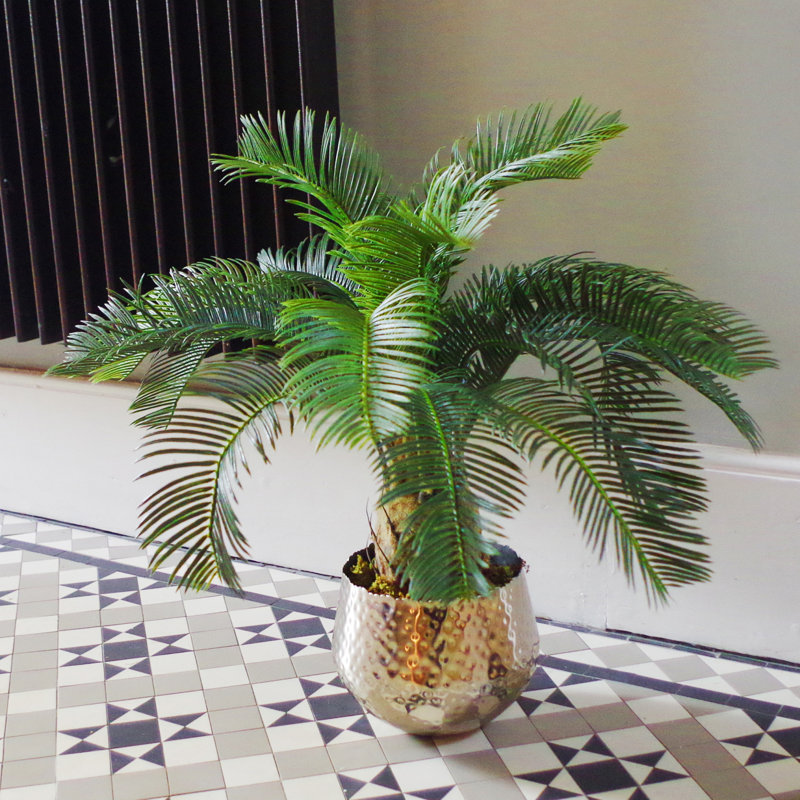 60cm Faux Palm Plant in Pot Liner