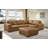 Modular Leather Sectional with Ottoman, Large 5 Seats Tufted Cushion-1471432778