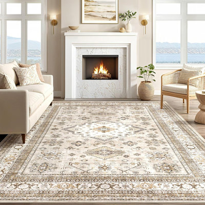 Vintage Living Room Area Rug
