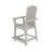 Adirondack Style Counter Chair – Stylish HDPE Poly Lumber For Dining, Patio, And Garden Comfort-2009451555