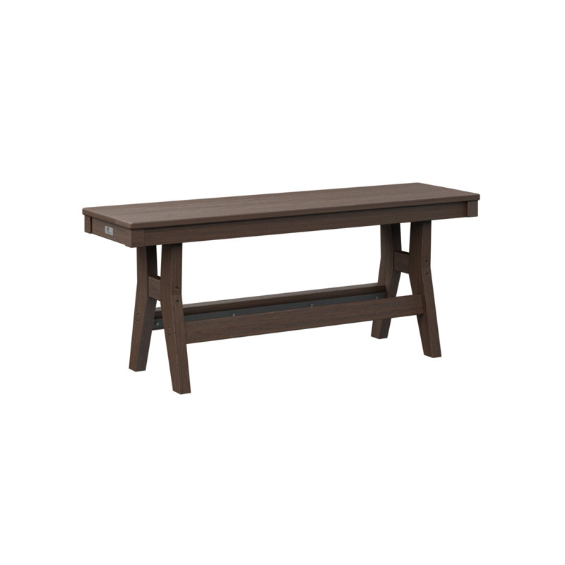 Banc portatif Berlin de 44 po, Imbuia, H 18 po x l 44 po x P 12,5 po