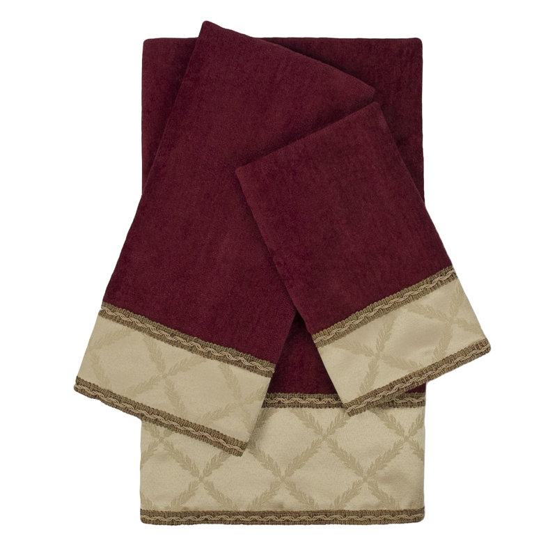 Zenith Cotton Mulit-Size Set, Maroon/Beige