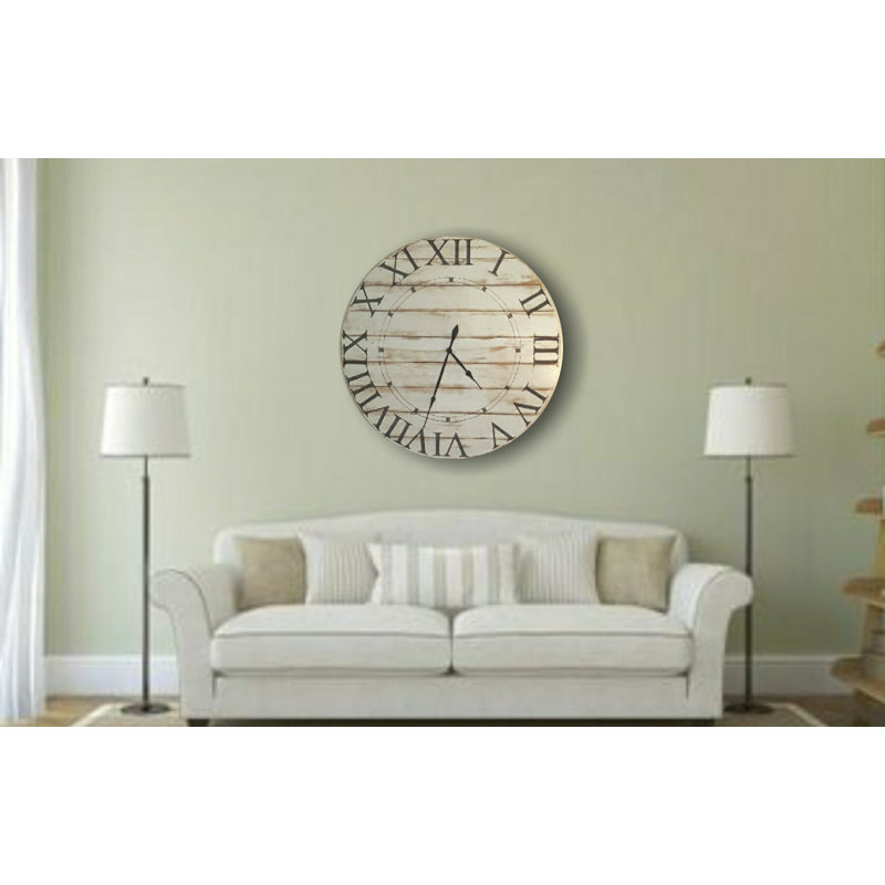 Witter Solid Wood Wall Clock, Medium