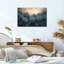 «Teal Succulents Against Soft Cloudy Sky», art mural-1905658314