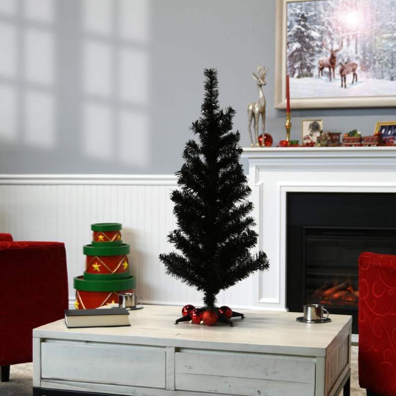 Arbre lamé noir de la collection Tinsel, 3