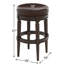 Tabouret de bar pivotant en bois avec hauteur personnalisée et design élégant