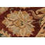 Tapis brun clair / rouge en laine noué à la main 9 pi 2 po x 11 pi 6 po Dorn