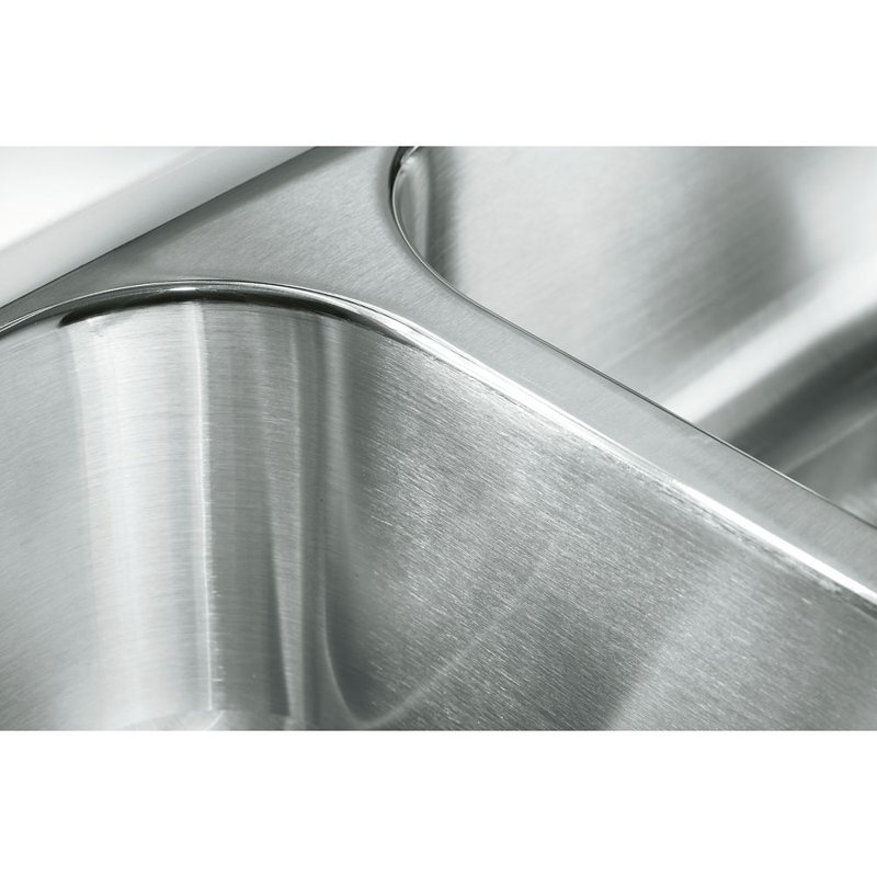 Évier de cuisine à double cuve encastrable L 32 po x l 18 po McAllister