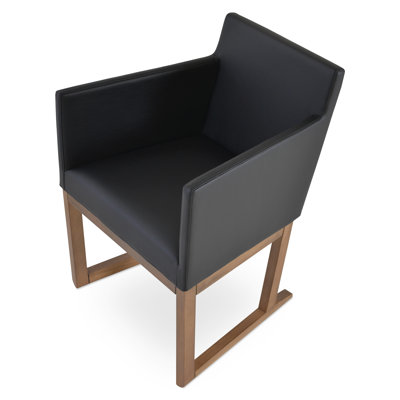 Harput 15'' H Faux Leather Upholstered Armchair