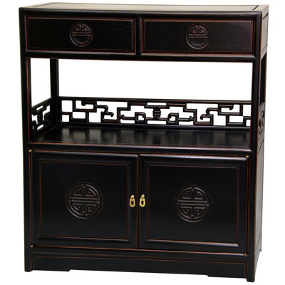 Slavin Solid Wood Accent Cabinet