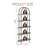  5 Tier Arched Bookcase, 71" Tall Industrial Open Book Shelf, Modern Freestanding Shelving Unit Storage Organiser with Metal Frame, for Living Room, Bedroom, Home Office-955018493