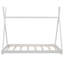 Lit plateforme simple avec structure triangulaire, conception sûre et robuste pour les chambres de personnes-907854699