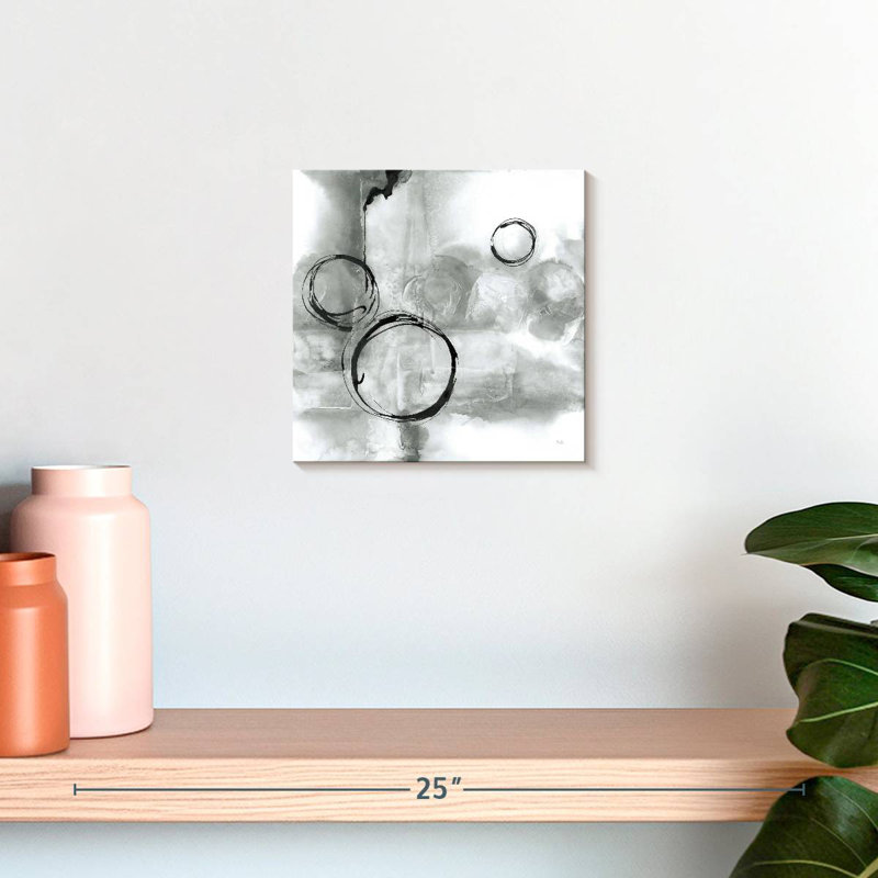 Full Circle I Gray, 10" H x 10" W