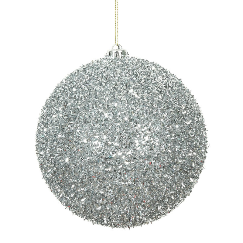 Ornement boule Tinsel, Argent