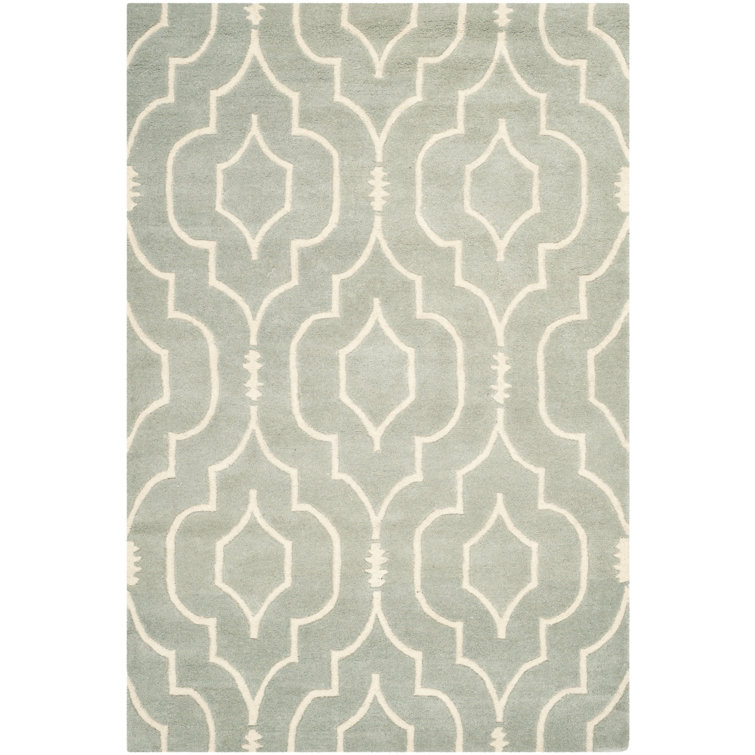 Carolene Hand Tufted Wool Geometric Rug