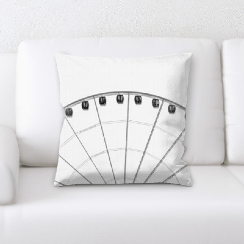 Microsuede Throw Pillow