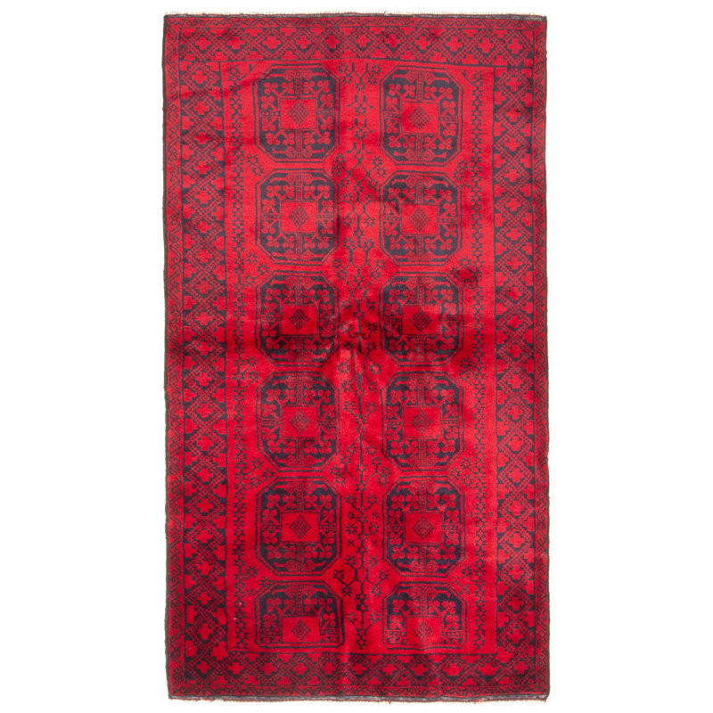 Teimani Red Rug 3'7" x 6'7"