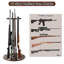 Porte-fusil Sfugno, porte-fusil en bois massif et fusil de chasse