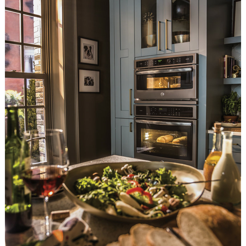 Advantium 29.75" Convection Electric Single Wall Oven, Slate