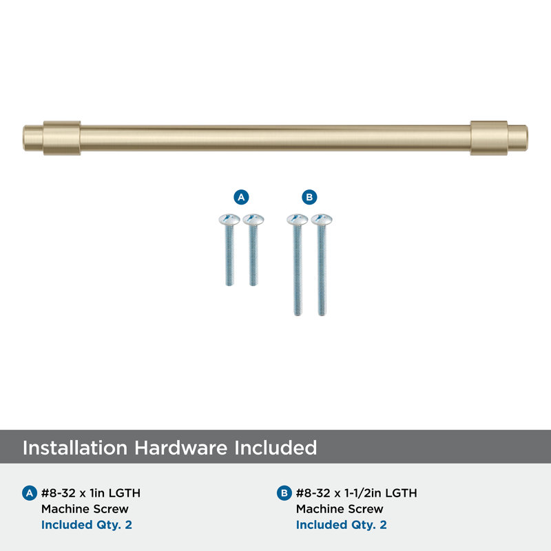 Destine Bar Pull, 6 5/16", Golden Champagne