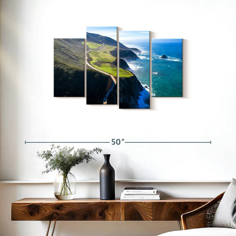Gillard Pacific Coast Highway Cliff, 22" H x 36" W