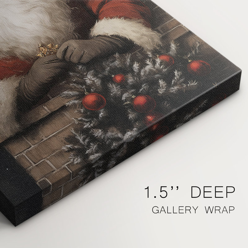 Art des Fêtes de Noël - Toile tendue avec châssis - Série 2-ICI