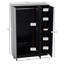 Maybery 3 Piece Bedroom Set (2 Drawer Bedside Chest, 4 Drawer Chest, 3 Door Wardrobe), (5)-774172587
