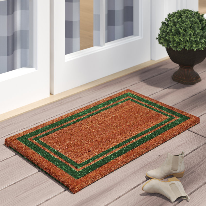 Tapis d'entrée antidérapant Mariah, 2 pi x 3 pi, Vert