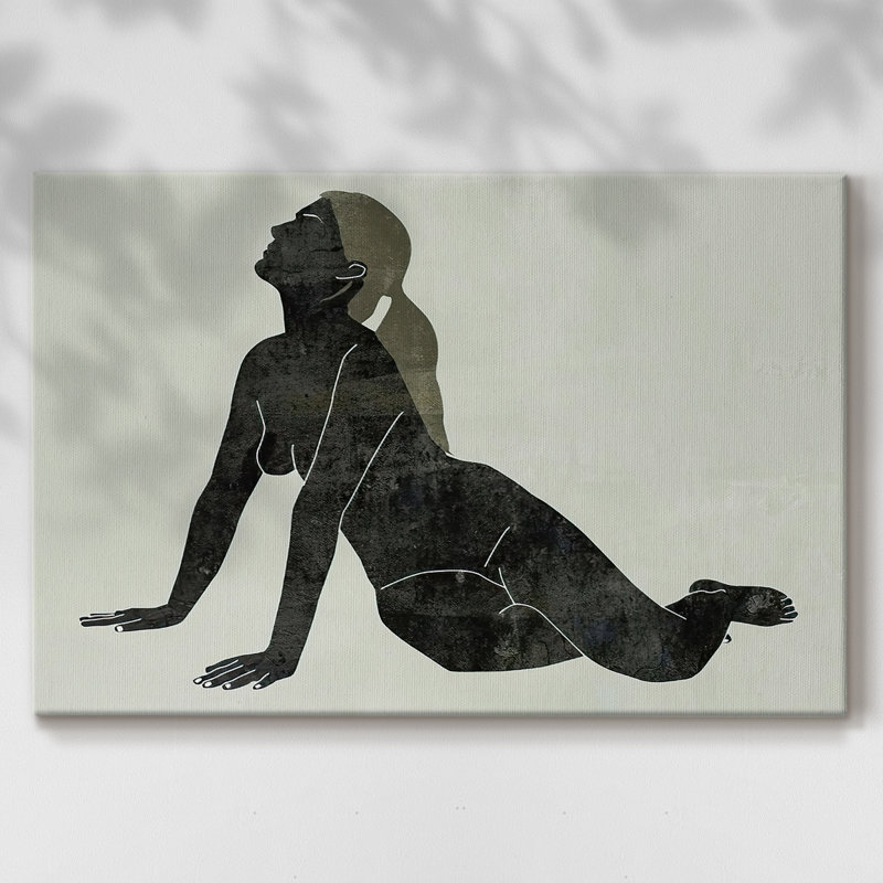 Figurine pliée IV - Cavas enveloppés de galerie, 40 x 60