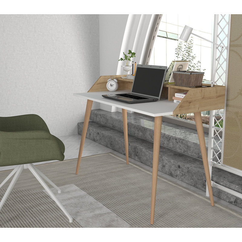 Felan Solid Wood Base Writing Desk