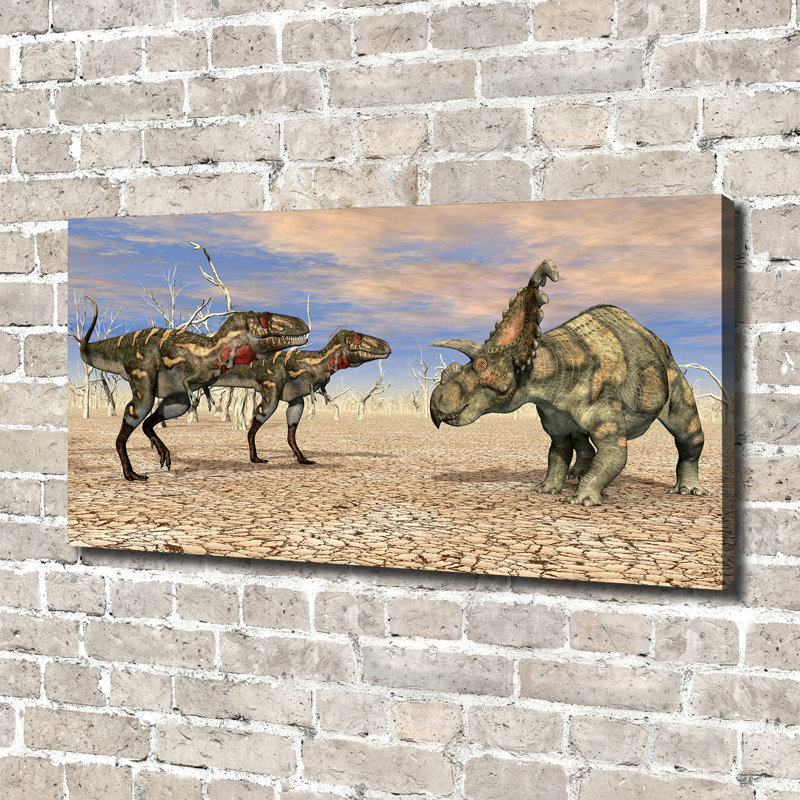 Dinosaurs - No Frame Print on Canvas