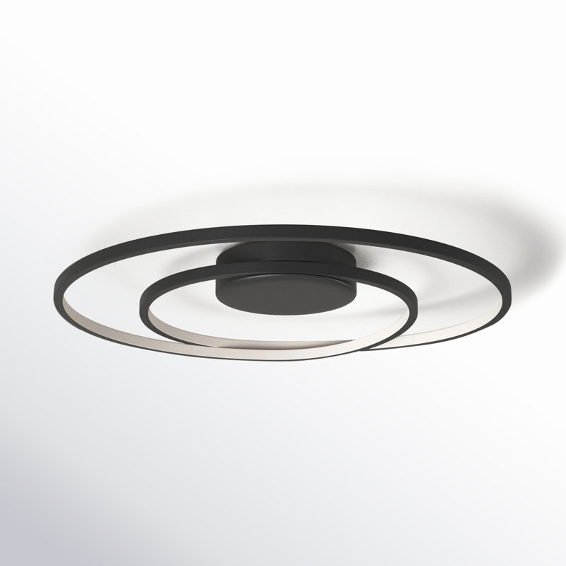 Ayers Single Light Acrylic LED Flush Mount