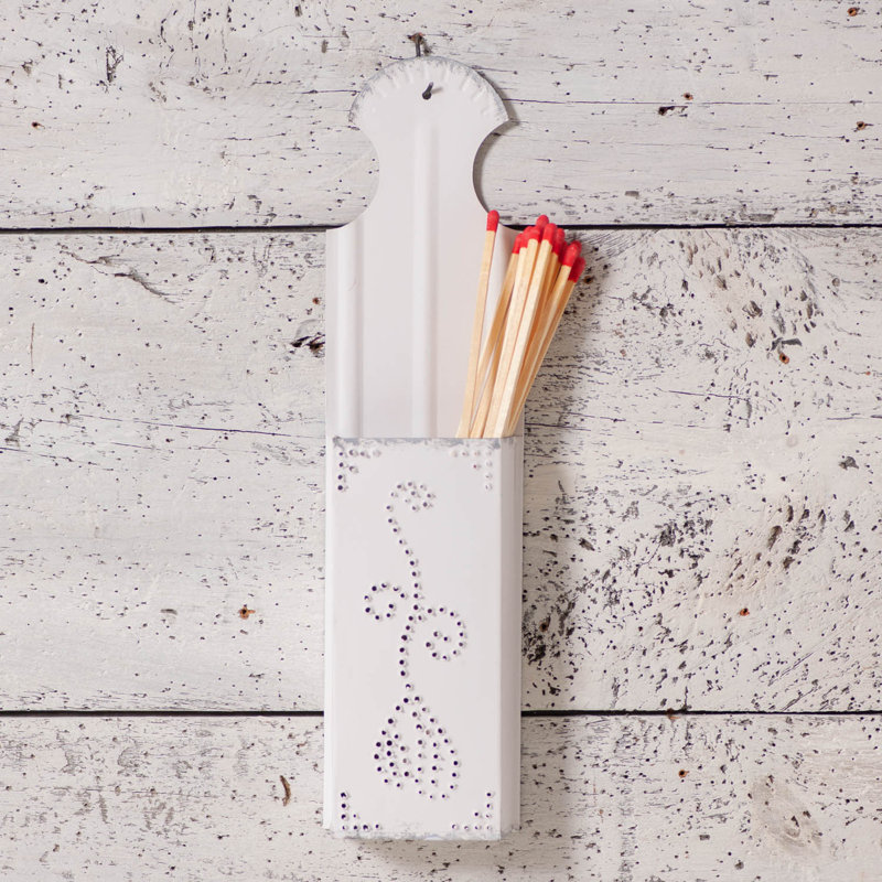 Porte-allumettes, Blanc rustique