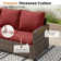 Vancamp 3-Person Patio Conversation Sofa