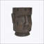 Statue de Pâques, table de bout et tabouret Moai, durable et artistique