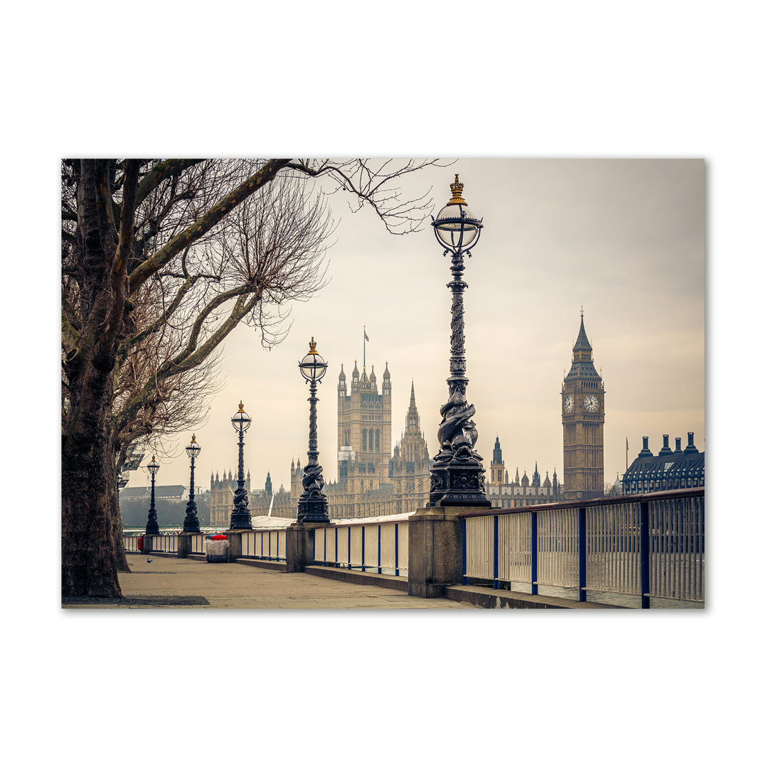 London im Herbst - Kunstdrucke auf Leinwand - Wrapped Canvas