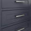 Poignée Bristol Heritage Designs - Poignée d'armoire 5-1 / 16 po nickel satiné - Quincaillerie contemporaine pour tiroirs et armoires-116500415-116500420