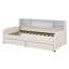 Lit plateforme tapissier avec rangement et tiroirs-18940379
