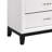 Hudson 31" Modern White 5-Drawer Chest of Drawers 