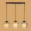 Lustre suspendu moderne en cristal 3 lumières