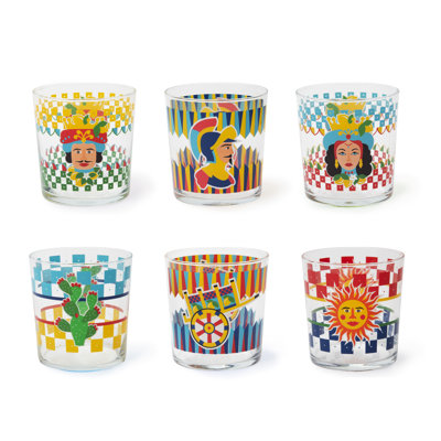Excelsa set of 6 glasses Sicilian Rhapsody glass 35 cl