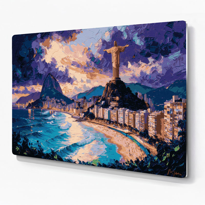 Art mural gris en cités villes Rio de Janeiro, Brésil, H 132 po x l 168 po x P 0,05 po