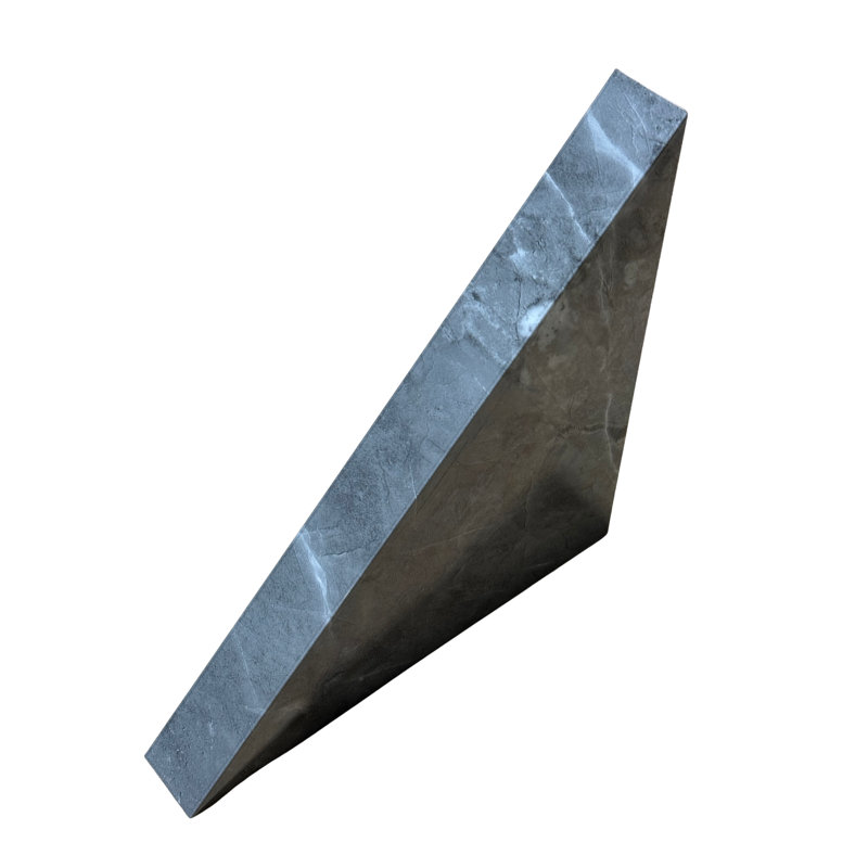 Matching Luxury Marble Composite Soap Shelf, Greyscatta 