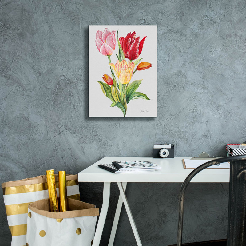 «Epic Graffiti» Botanicals 9 »par Jean Plout, art mural sur toile, H 16 po x l 12 po x P 0,75 po