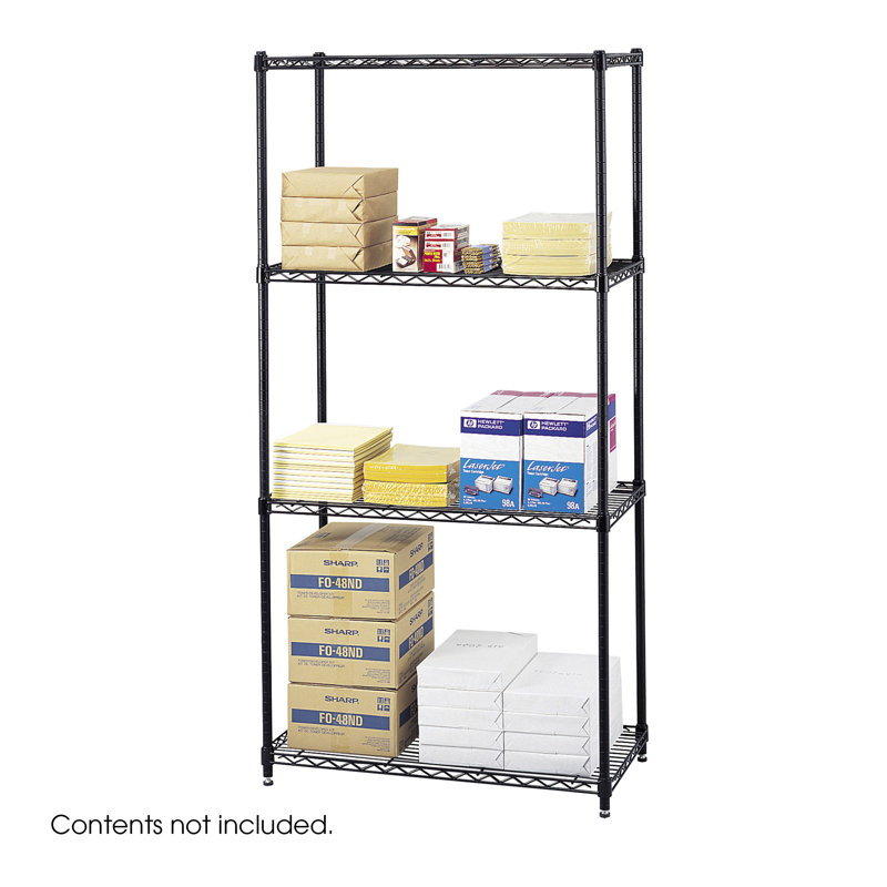 Étagère commerciale à 4 tablettes