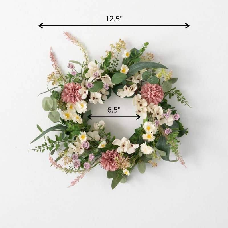 12.5" Mini Polyester Wreath