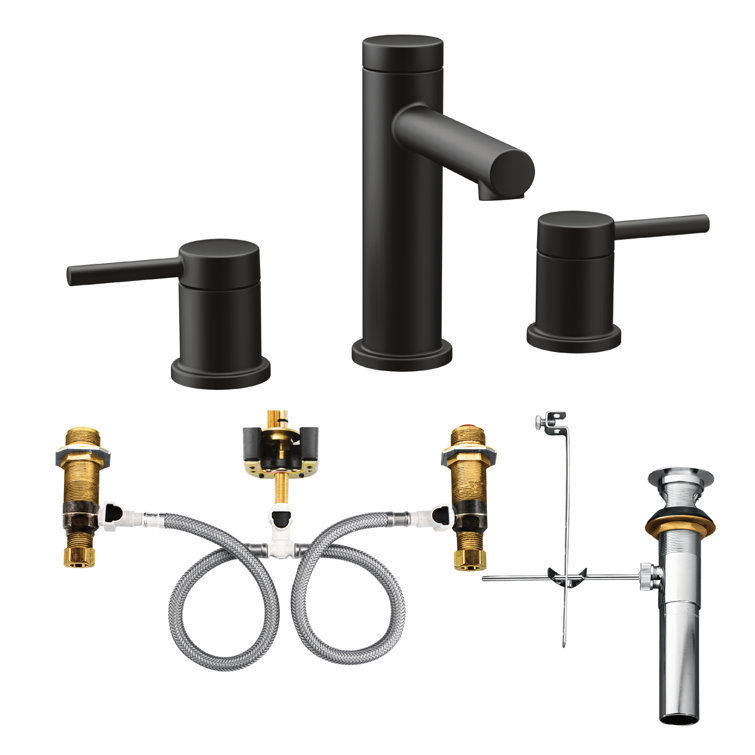 Align Widespread Bathroom Faucet with Drain Assembly