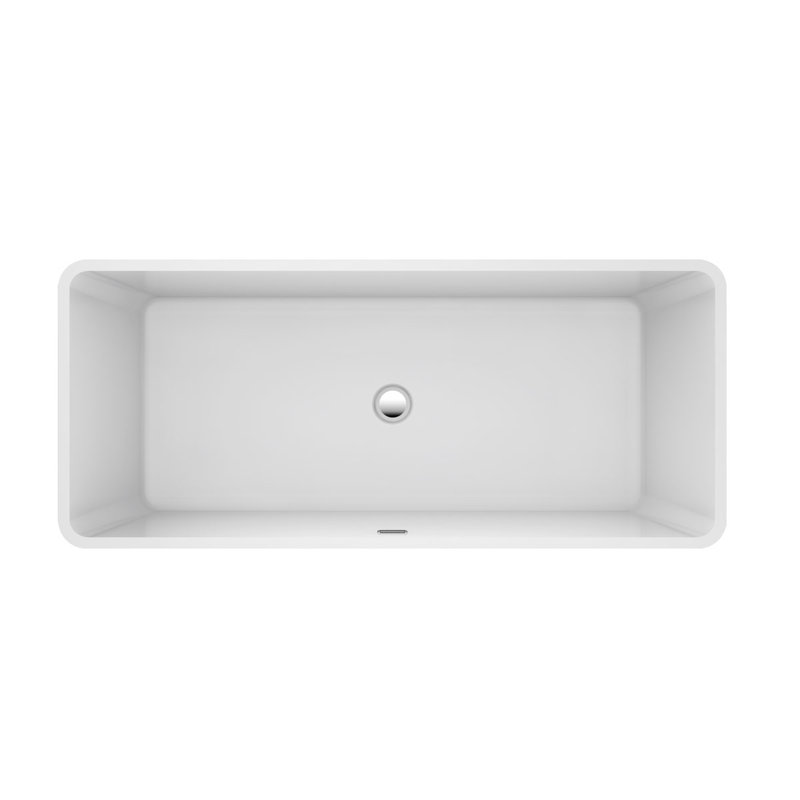 Aliza 1755mm x 750mm Soaking Acrylic Bathtub