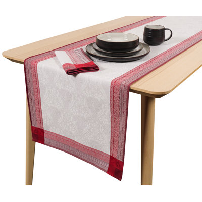 Bonnes Jacquard Table Runner - Winter 18.5" X 90"