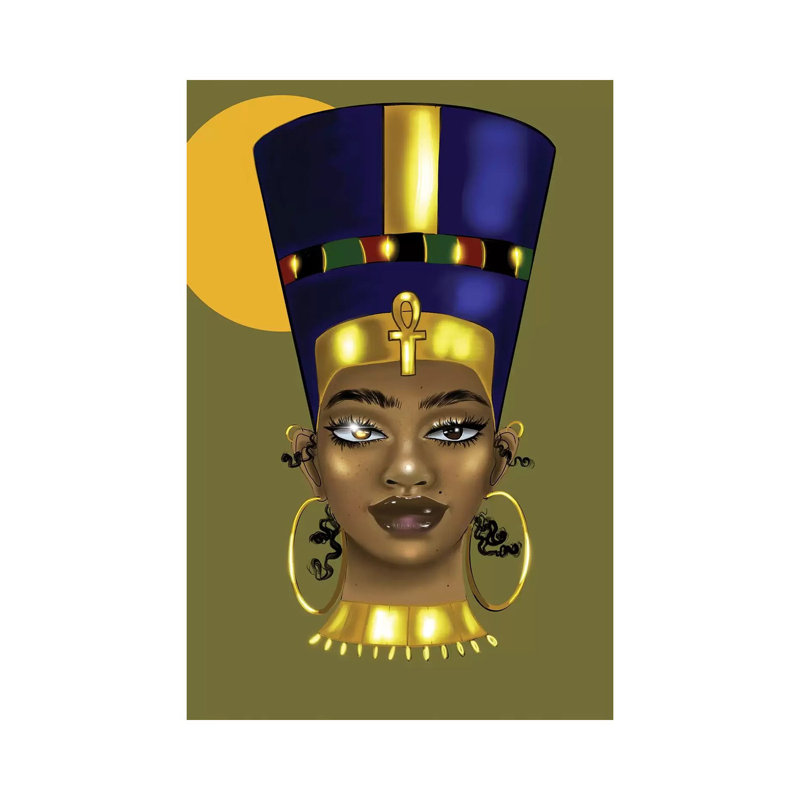Brianna Nefertiti - Print on Canvas, Wrapped Canvas, 30.48 cm H x 45.72 cm W